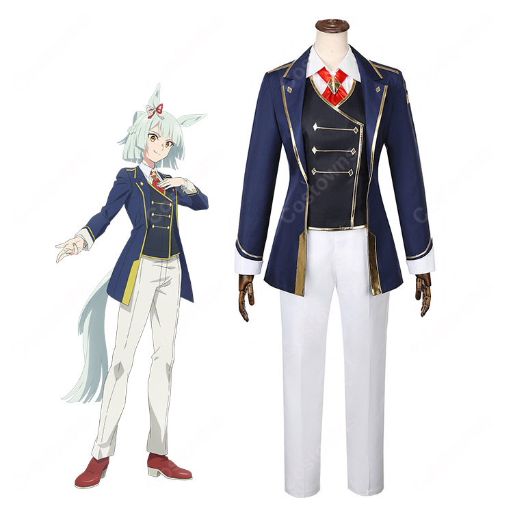 ウマ娘 シンデレラグレイ フジマサマーチ コスプレ衣装 勝負服 カサマツのライバル 高品質 セット販売-1