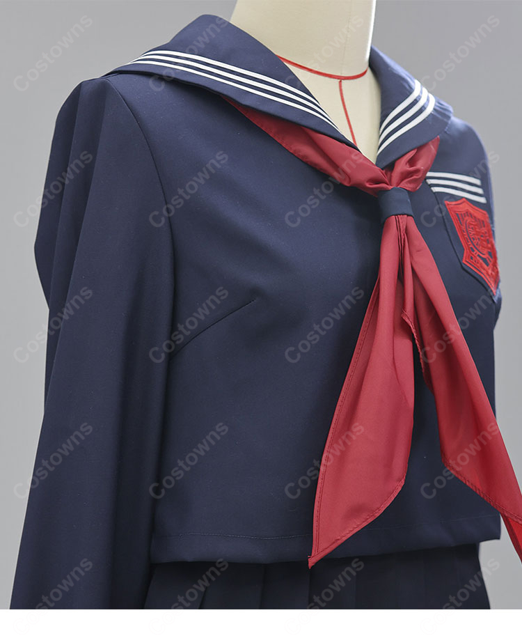 Fate/Grand Order 月の裏側の記憶 魔術礼装 コスプレ衣装 女主人公 藤丸立香 ぐだ子 制服 FGO 女性用 セーラー服-4