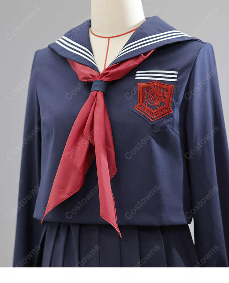 Fate/Grand Order 月の裏側の記憶 魔術礼装 コスプレ衣装 女主人公 藤丸立香 ぐだ子 制服 FGO 女性用 セーラー服-3