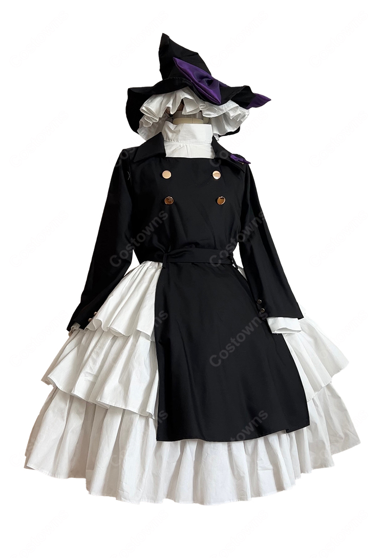 東方Project 霧雨魔理沙 コスプレ衣装 二次創作デザイン アレンジ衣装-3