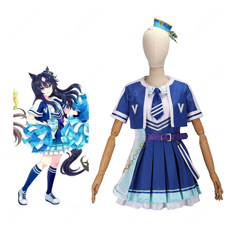 ウマ娘 プリティーダービー ヴィブロス サプライズ チア衣装 コスプレ衣装-1