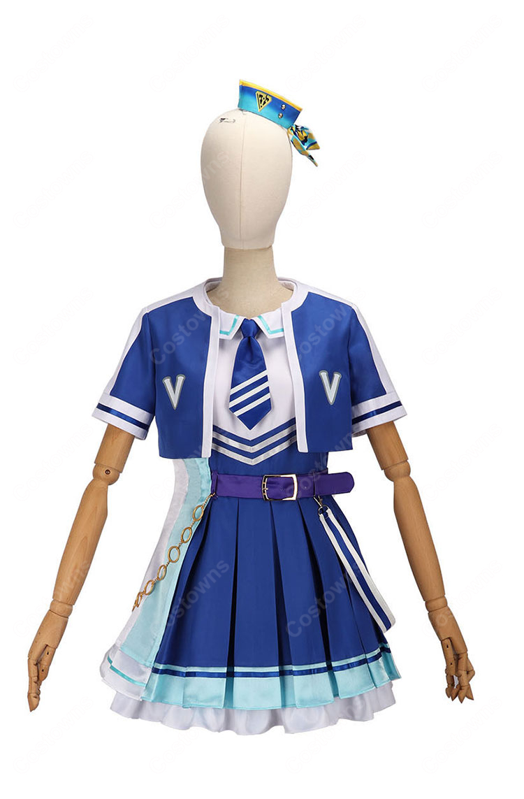 ウマ娘 プリティーダービー ヴィブロス サプライズ チア衣装 コスプレ衣装-2