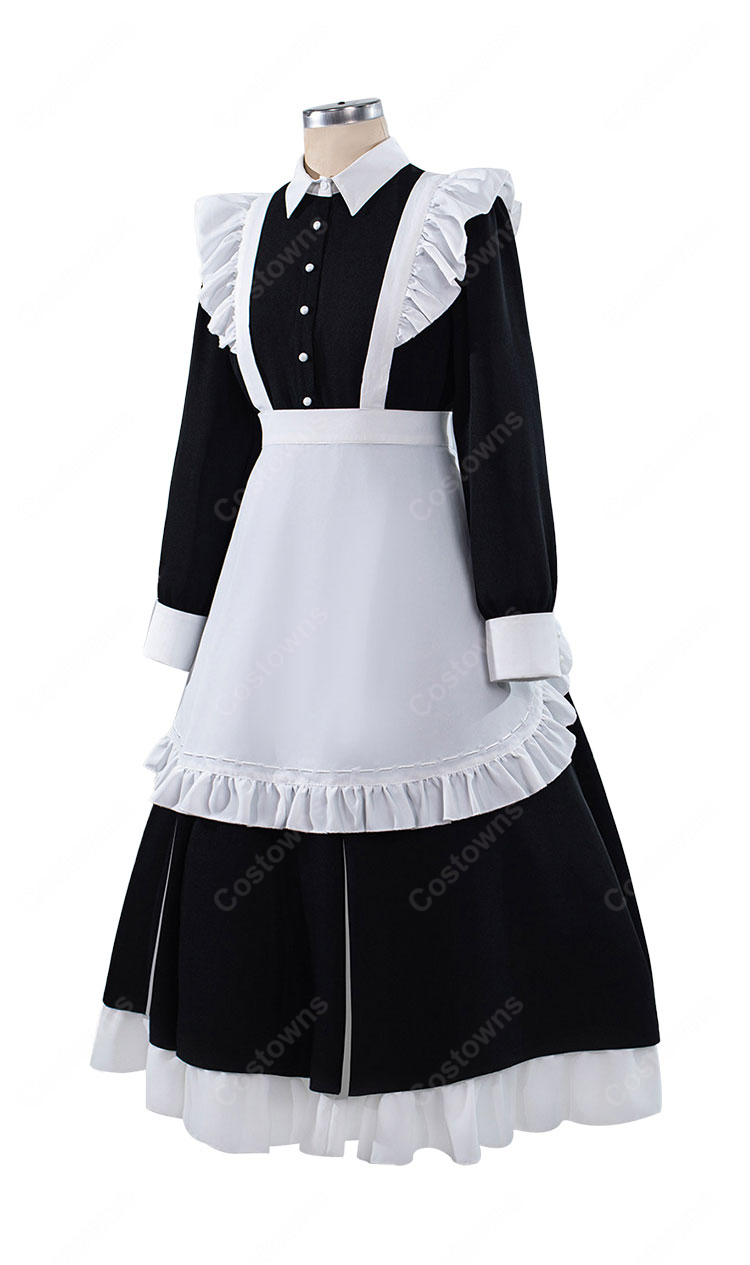 葬送のフリーレン フリーレン フェルン メイド服 コスプレ衣装-3