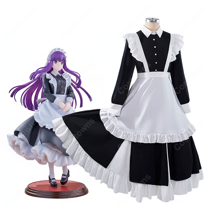 葬送のフリーレン フリーレン フェルン メイド服 コスプレ衣装-1