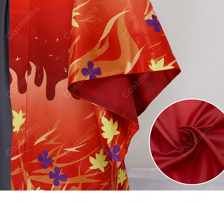 鬼滅の刃 煉󠄁獄杏寿郎 コスプレ衣装 京まふ2021 和装-6