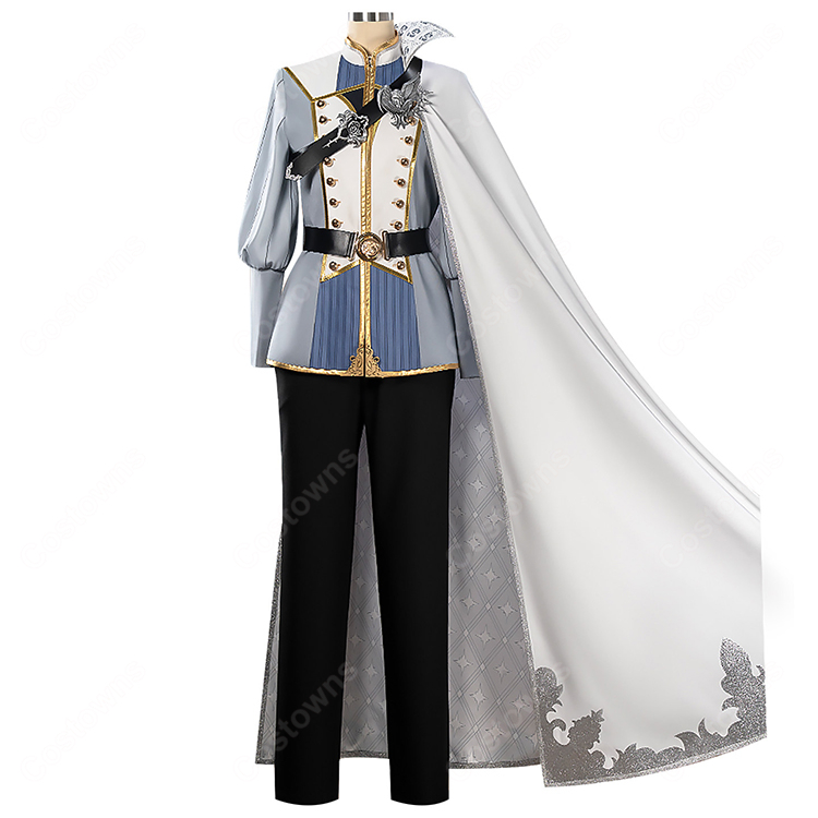 シルバー 夜明けの甲冑 コスプレ衣装 ツイステ ディアソムニア寮