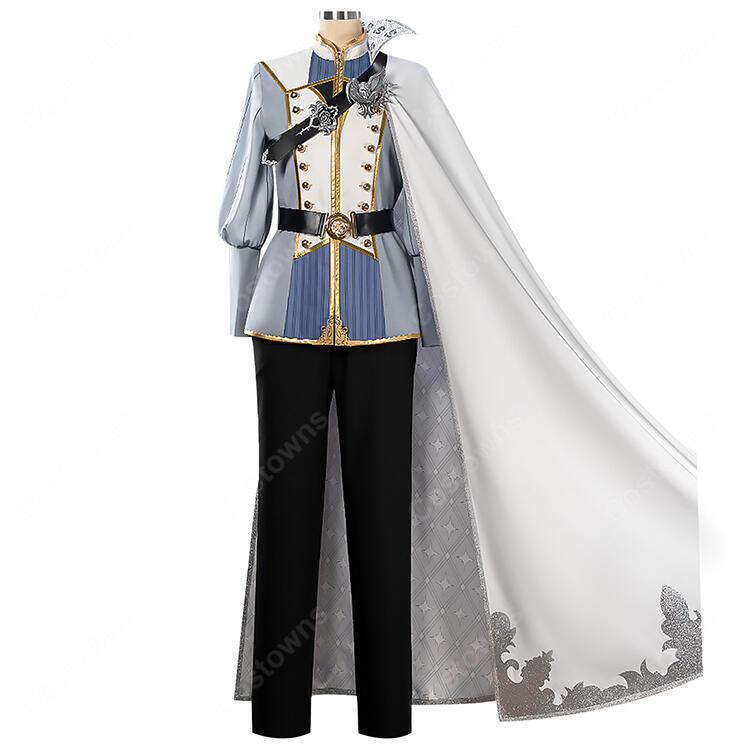 シルバー 夜明けの甲冑 コスプレ衣装 ツイステ ディアソムニア寮