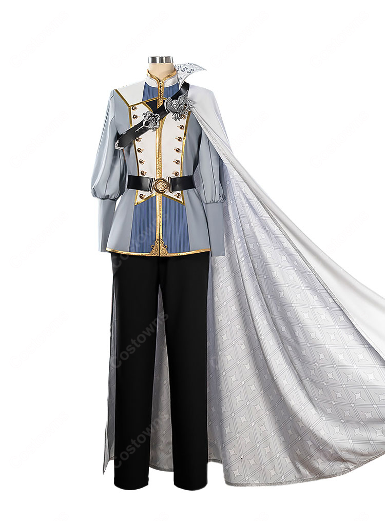 ディズニー ツイステッドワンダーランド シルバー  夜明けの甲冑 コスプレ衣装-2