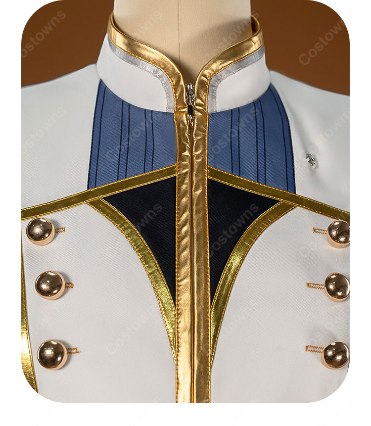 ディズニー ツイステッドワンダーランド シルバー  夜明けの甲冑 コスプレ衣装-12