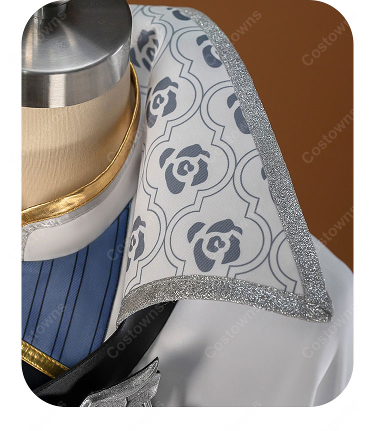 ディズニー ツイステッドワンダーランド シルバー  夜明けの甲冑 コスプレ衣装-11