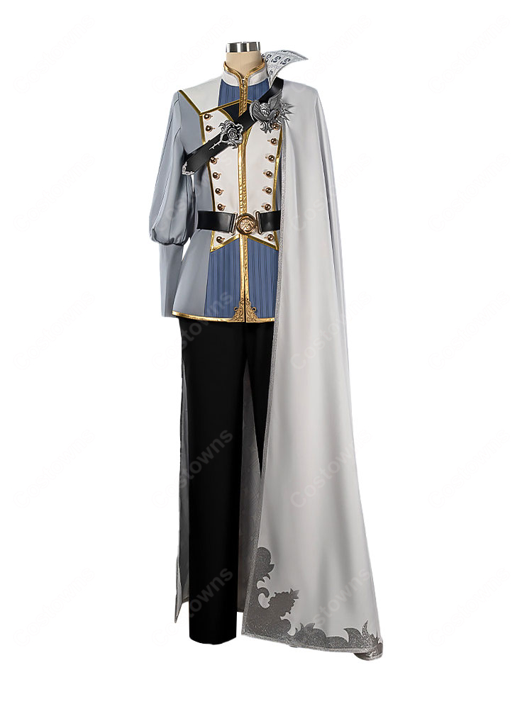 ディズニー ツイステッドワンダーランド シルバー  夜明けの甲冑 コスプレ衣装-3