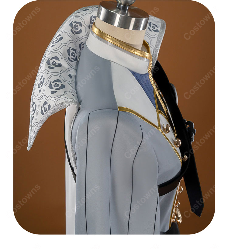 ディズニー ツイステッドワンダーランド シルバー  夜明けの甲冑 コスプレ衣装-14