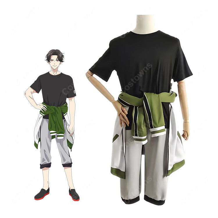 特「刀剣乱舞-花丸-」〜雪月華〜 松井江 豊前江 村雲江 コスプレ衣装 内番衣装 ジャージ-1