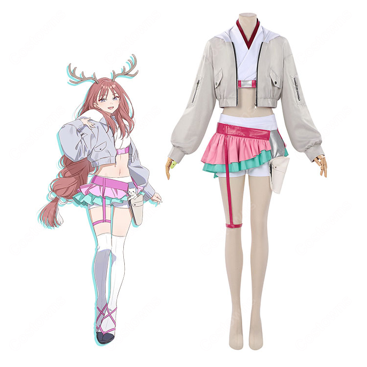 超かぐや姫！ 綾紬芦花 コスプレ衣装-1