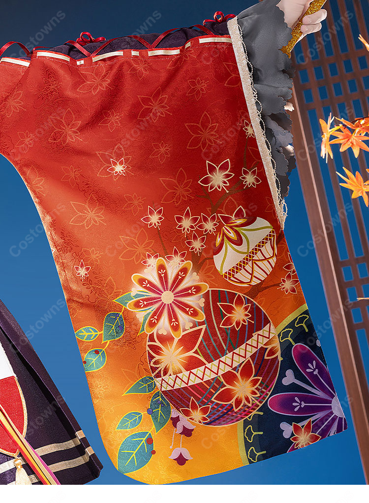 ラブライブ！スクフェス 紅葉狩り編 冬が訪れるまで 小原鞠莉 コスプレ衣装-6