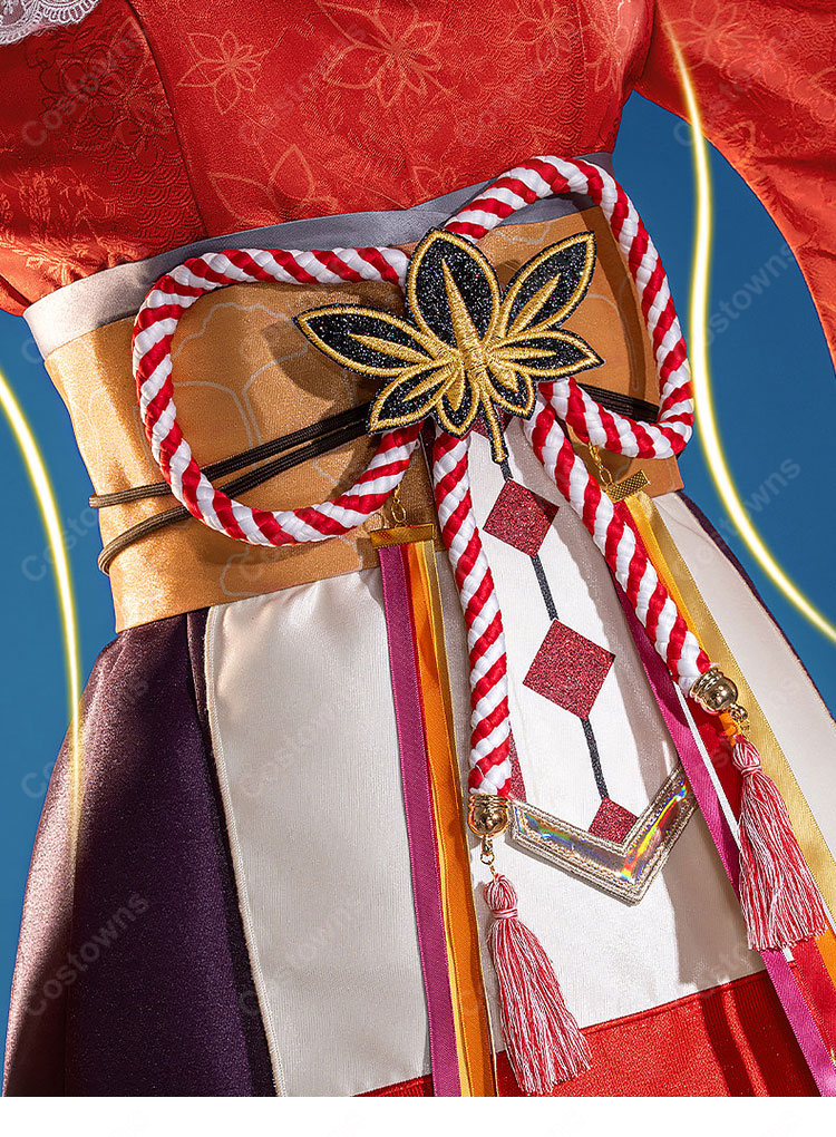 ラブライブ！スクフェス 紅葉狩り編 冬が訪れるまで 小原鞠莉 コスプレ衣装-5