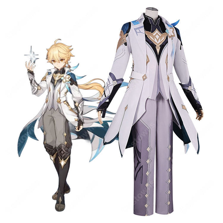 原神 旅人 空(そら) コスプレ衣装 真実の月 新コスチューム 新たなる天地-1