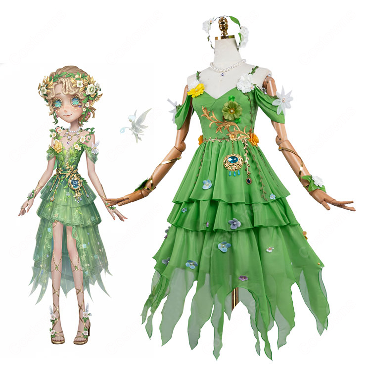 IdentityV 第五人格 庭師 エマ・ウッズ コスプレ衣装 最高演繹 朽ちぬ長夏 ニンフ賞衣装 洋服-1
