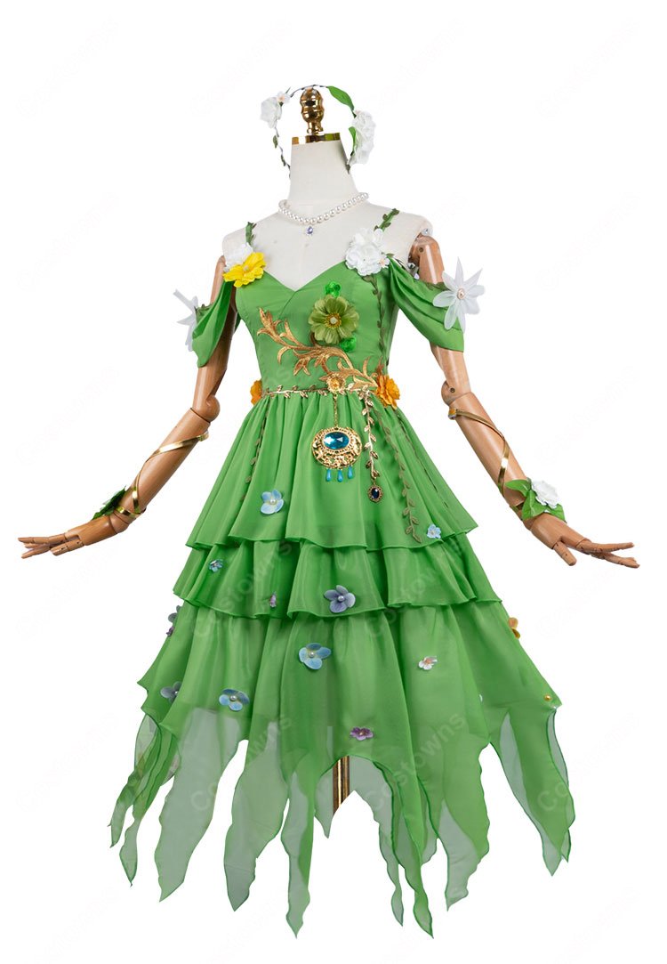 IdentityV 第五人格 庭師 エマ・ウッズ コスプレ衣装 最高演繹 朽ちぬ長夏 ニンフ賞衣装 洋服-2