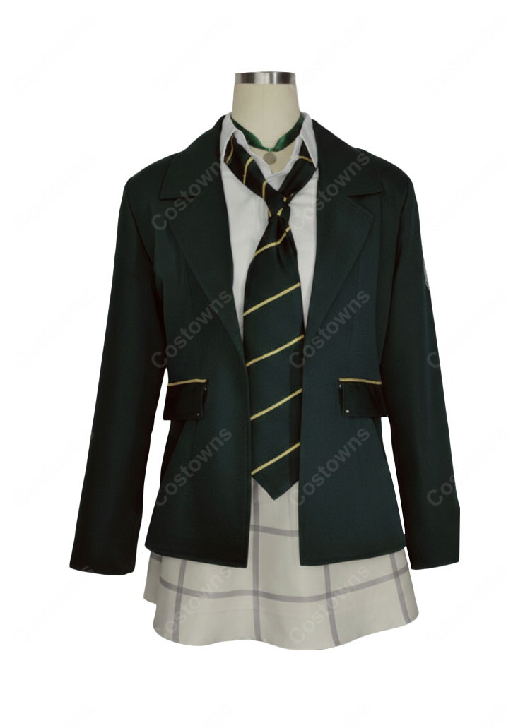 ブルーアーカイブ 若狭フユ コスプレ衣装 ワイルドハント芸術学院 制服セット-2