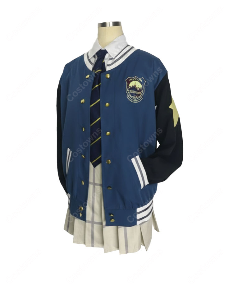 ブルーアーカイブ 薄葉リツ コスプレ衣装 ワイルドハント芸術学院 制服セット-3