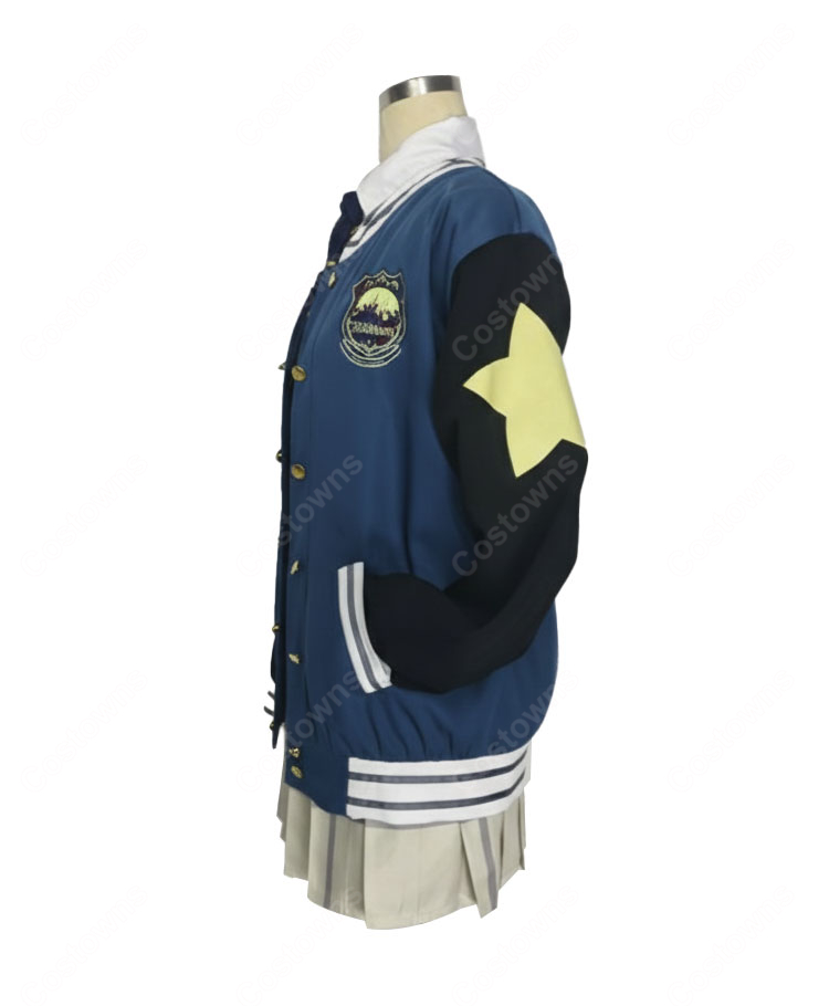 ブルーアーカイブ 薄葉リツ コスプレ衣装 ワイルドハント芸術学院 制服セット-4