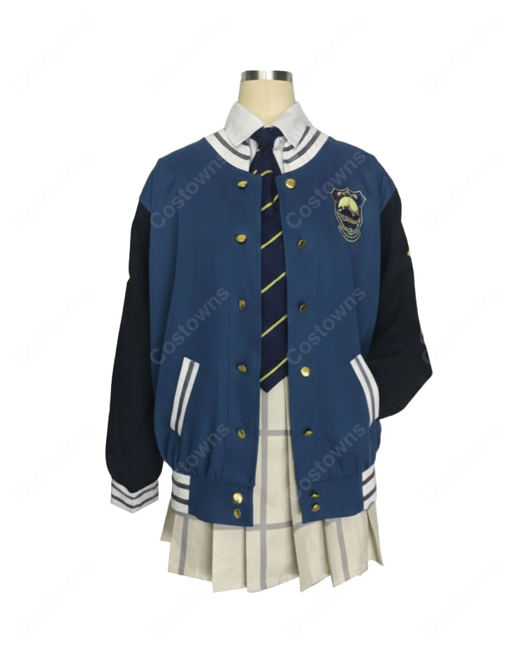 ブルーアーカイブ 薄葉リツ コスプレ衣装 ワイルドハント芸術学院 制服セット-2