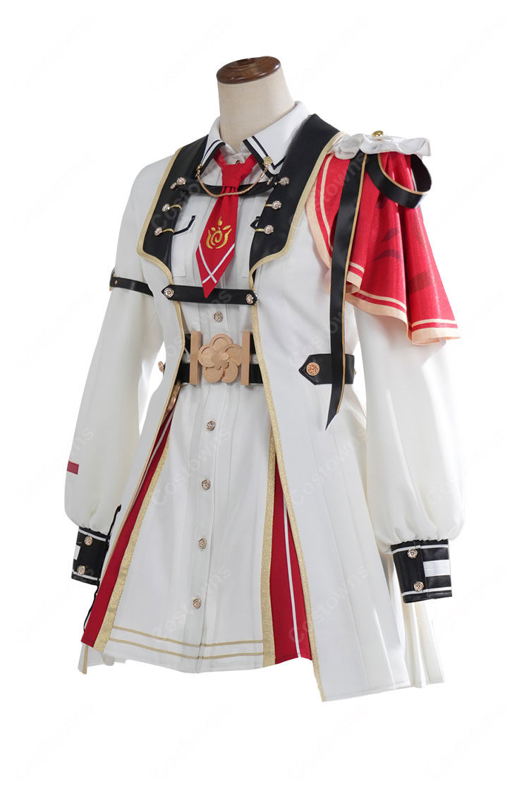 hololive ホロライブ  百鬼あやめ コスプレ衣装 VTuber 2期生 新衣装 軍服-4