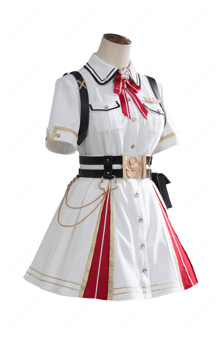 hololive ホロライブ  百鬼あやめ コスプレ衣装 VTuber 2期生 新衣装 軍服-6