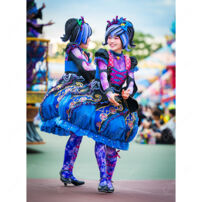 ザ・ヴィランズ・ハロウィーン Into the Frenzy クラゲ ダンサー コスプレ衣装 ハロウィン 仮装 東京ディズニーランド パレード アースラ ダンサー 衣装(その他 コスプレ衣装)