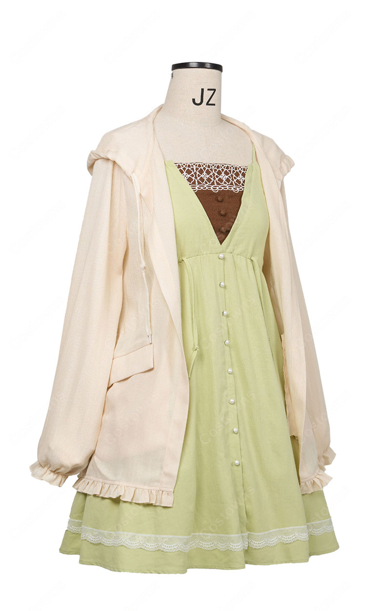 プロジェクトセカイ(プロセカ) 草薙寧々 コスプレ衣装 私服 ワンダーランズ×ショウタイム コスチューム ワンピース|COSTOWNS-2