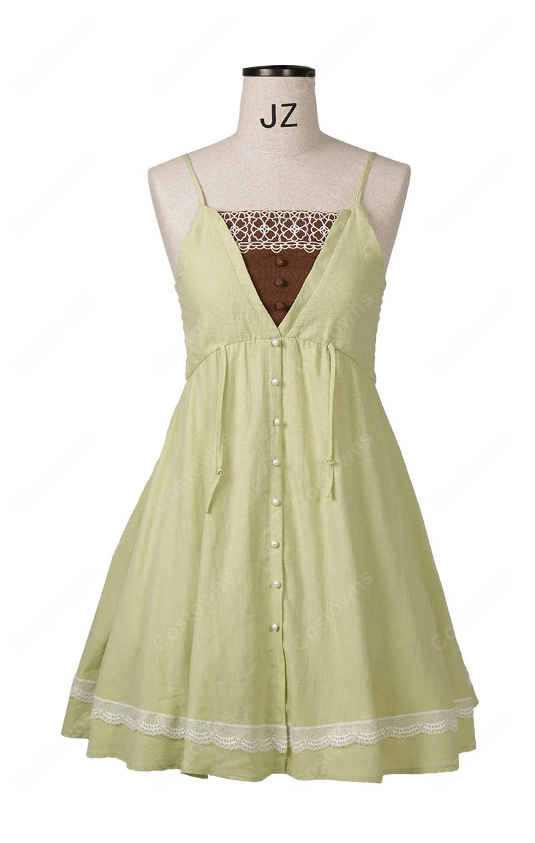 プロジェクトセカイ(プロセカ) 草薙寧々 コスプレ衣装 私服 ワンダーランズ×ショウタイム コスチューム ワンピース|COSTOWNS-3