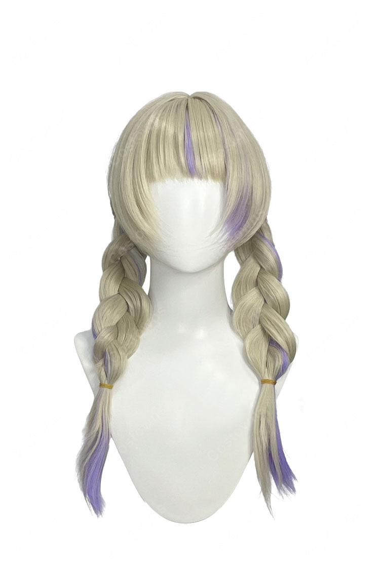 ホロライブ 轟はじめ コスプレウィッグ 正月衣装 ReGLOSS VTuber かつら 耐熱 高品質 自然 ネット付き 変装 撮影用 イベント|COSTOWNS-2