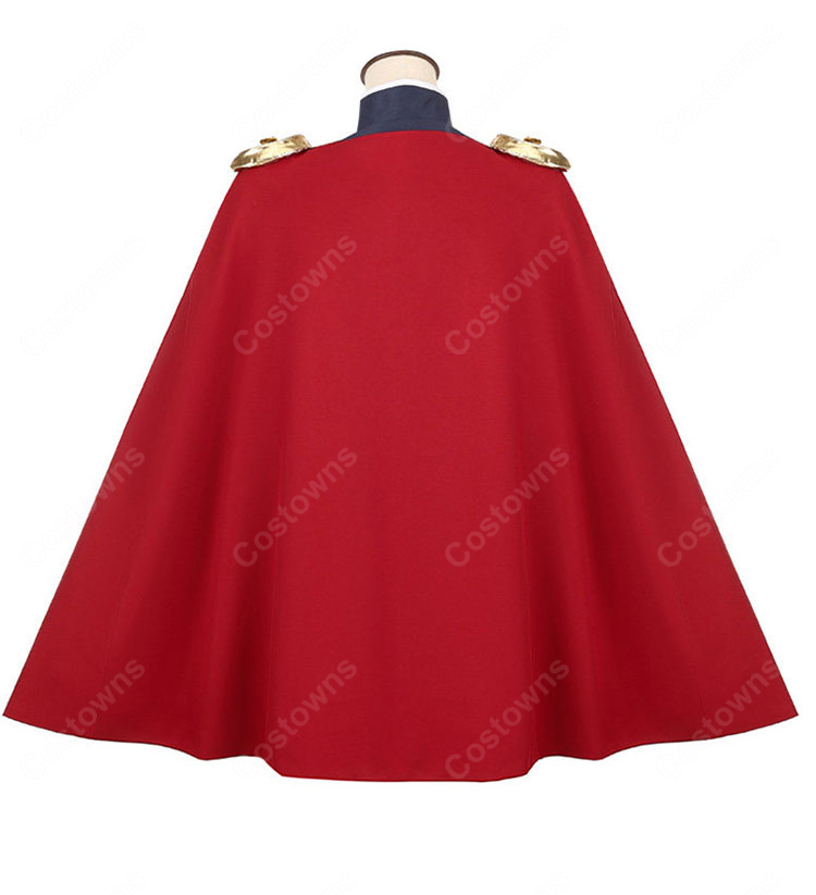 魔都精兵のスレイブ 山城恋 コスプレ衣装 第2期 魔防隊総組長 マント付き フルセット 制服 アニメ コスチューム ハイクオリティ イベント 撮影用|COSTOWNS-3