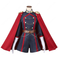 魔都精兵のスレイブ 山城恋 コスプレ衣装 第2期 魔防隊総組長 マント付き フルセット 制服 アニメ コスチューム ハイクオリティ イベント 撮影用｜COSTOWNS(202×202)