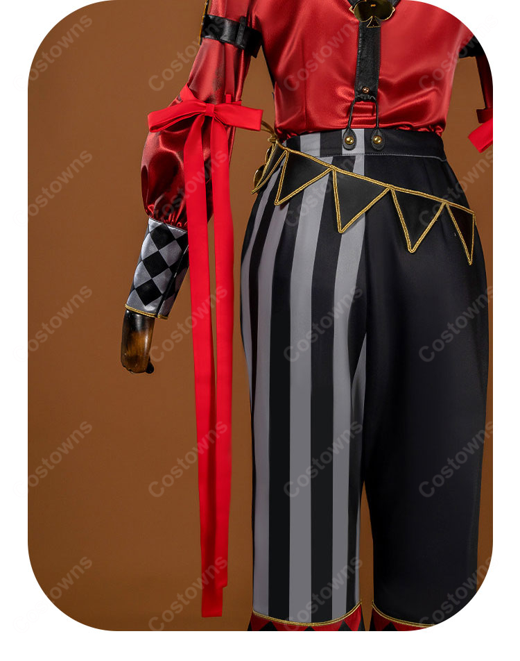 ツイステ トレイ・クローバー コスプレ衣装 プレイフル・ドレス Ver. ハーツラビュル寮 副寮長 豪華セット-10