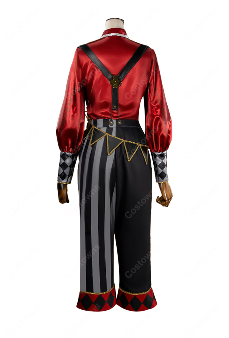 ツイステ トレイ・クローバー コスプレ衣装 プレイフル・ドレス Ver. ハーツラビュル寮 副寮長 豪華セット-4