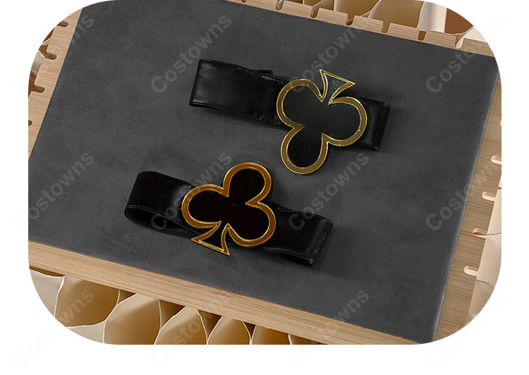 ツイステ トレイ・クローバー コスプレ衣装 プレイフル・ドレス Ver. ハーツラビュル寮 副寮長 豪華セット-12