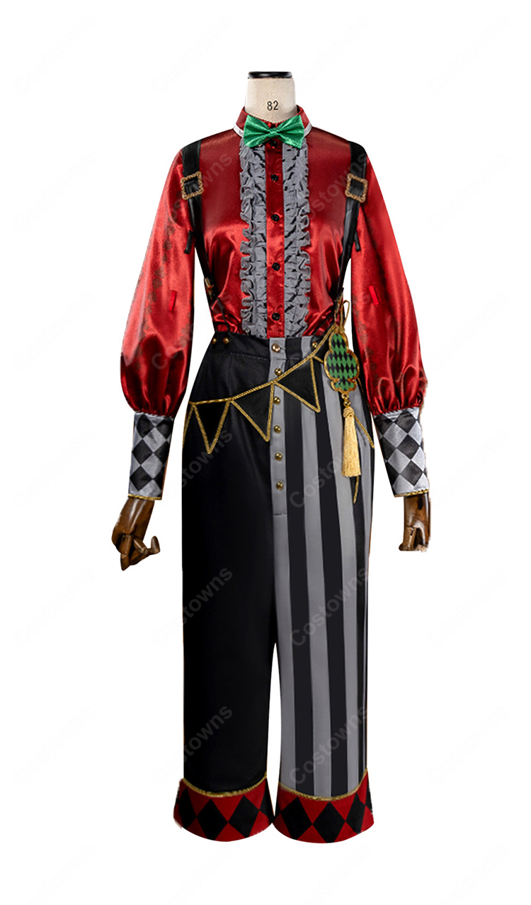 ツイステ トレイ・クローバー コスプレ衣装 プレイフル・ドレス Ver. ハーツラビュル寮 副寮長 豪華セット-2