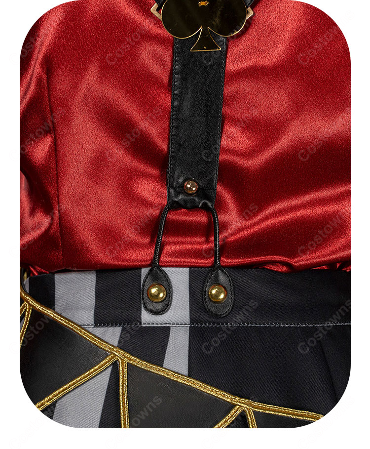 ツイステ トレイ・クローバー コスプレ衣装 プレイフル・ドレス Ver. ハーツラビュル寮 副寮長 豪華セット-8