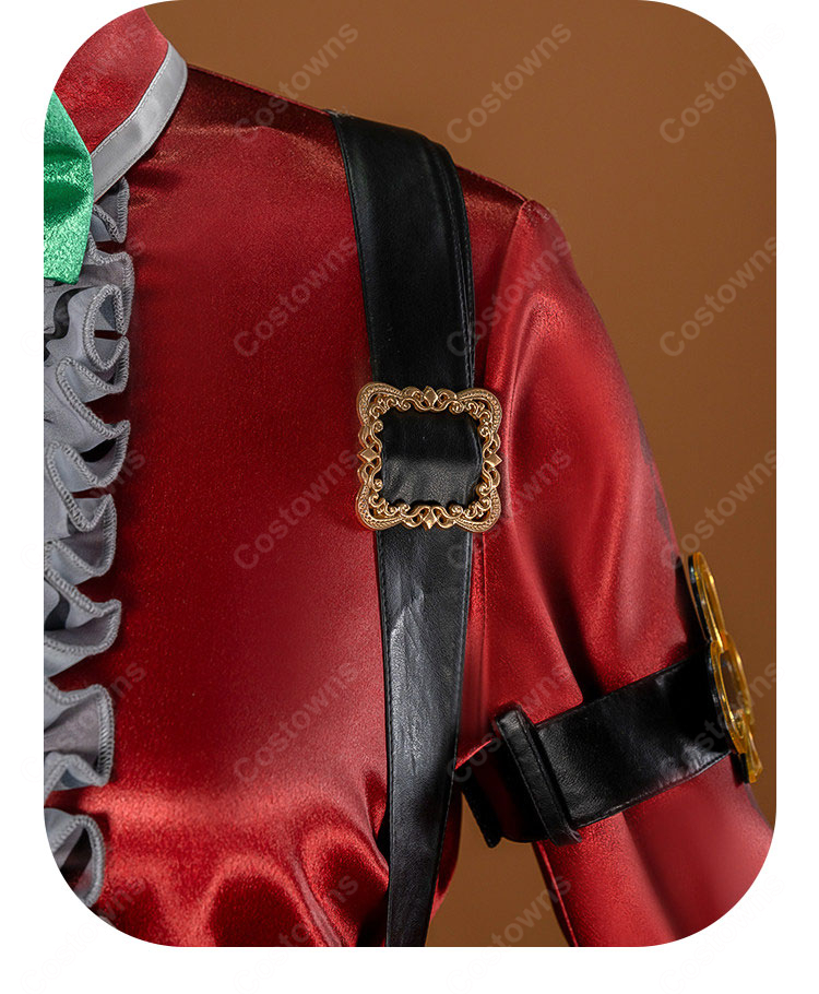 ツイステ トレイ・クローバー コスプレ衣装 プレイフル・ドレス Ver. ハーツラビュル寮 副寮長 豪華セット-6