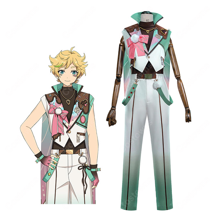 あんさんぶるスターズ！！ キャンディーハウス衣装 春川宙 青葉つむぎ 逆先夏目 コスプレ衣装-1