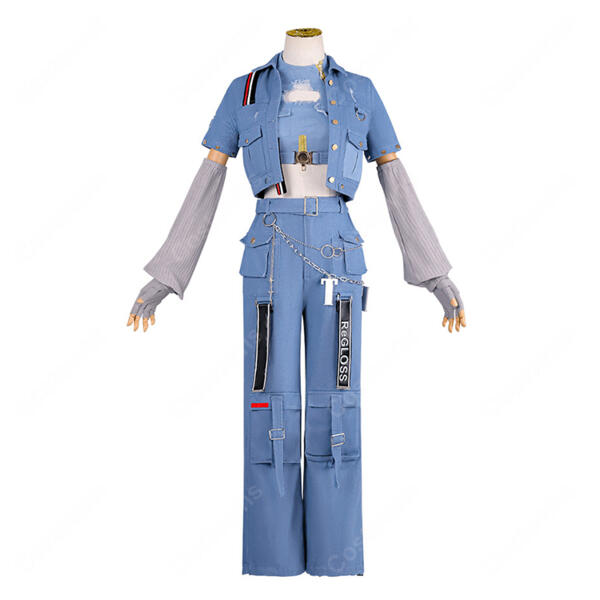 hololive ホロライブ 轟はじめ コスプレ衣装 Flashpoint衣装 ReGLOSS VTuber 新衣装 仮装 変装 コスチューム セット｜COSTOWNS元の画像