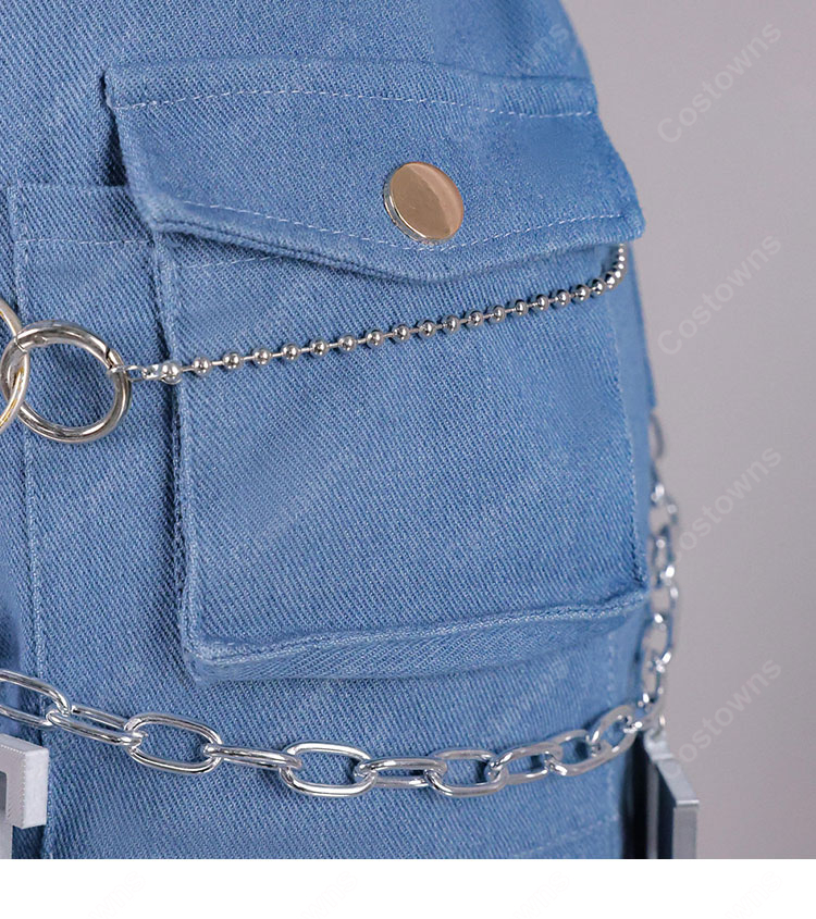 hololive ホロライブ 轟はじめ コスプレ衣装 Flashpoint衣装 ReGLOSS VTuber 新衣装 仮装 変装 コスチューム セット|COSTOWNS-16