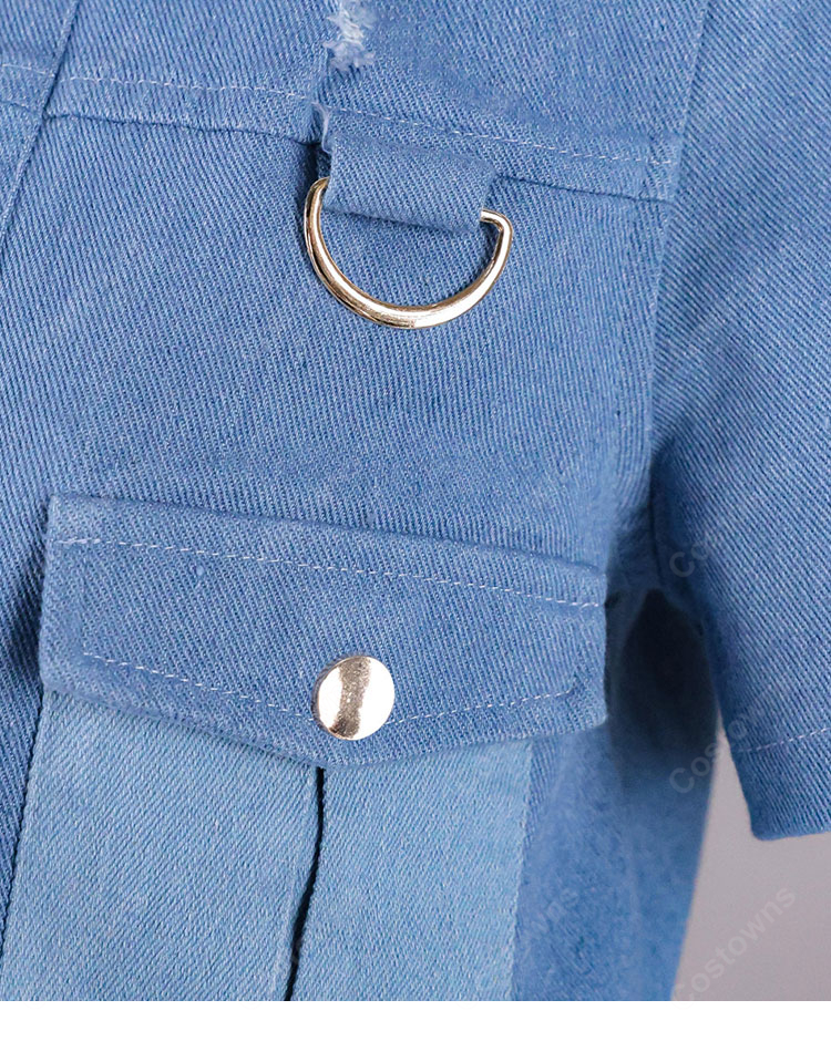 hololive ホロライブ 轟はじめ コスプレ衣装 Flashpoint衣装 ReGLOSS VTuber 新衣装 仮装 変装 コスチューム セット|COSTOWNS-7