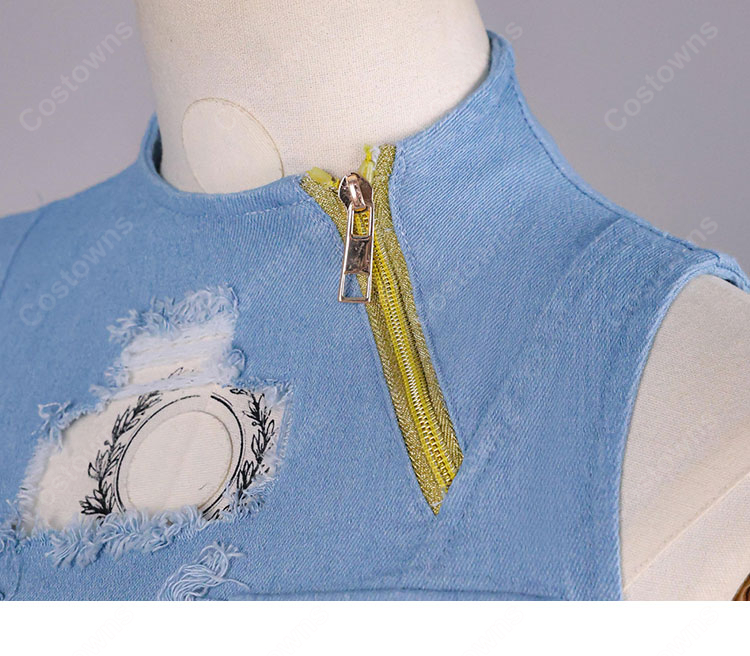 hololive ホロライブ 轟はじめ コスプレ衣装 Flashpoint衣装 ReGLOSS VTuber 新衣装 仮装 変装 コスチューム セット|COSTOWNS-8