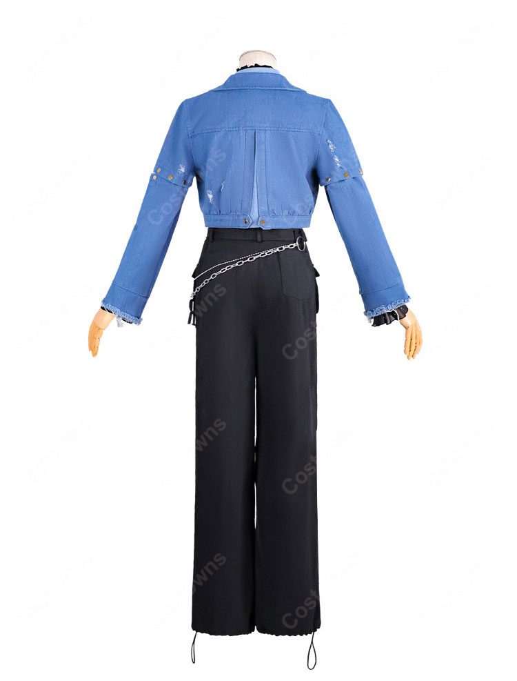 hololive ホロライブ 儒烏風亭らでん コスプレ衣装 VTuber ReGLOSS Flashpoint衣装-4