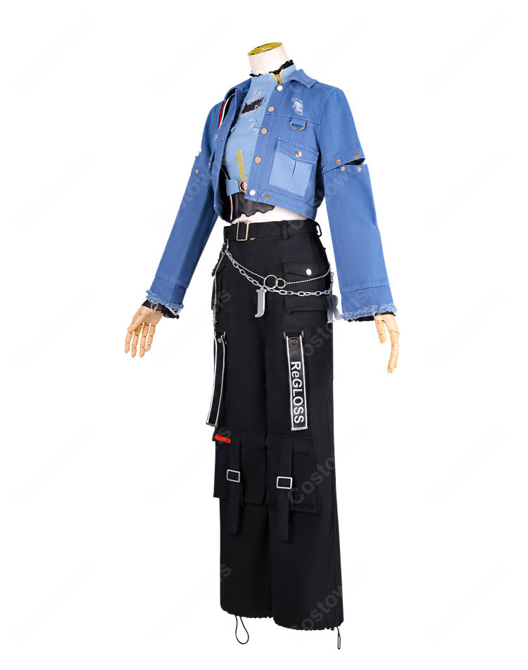 hololive ホロライブ 儒烏風亭らでん コスプレ衣装 VTuber ReGLOSS Flashpoint衣装-3