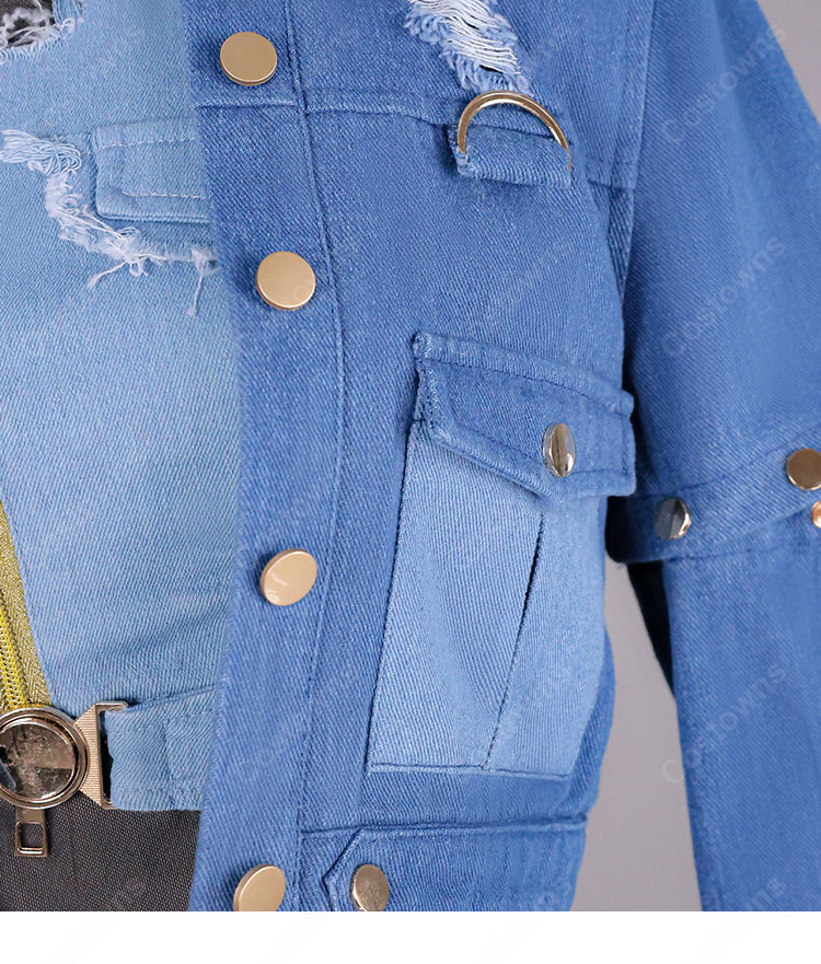 hololive ホロライブ 儒烏風亭らでん コスプレ衣装 VTuber ReGLOSS Flashpoint衣装-7