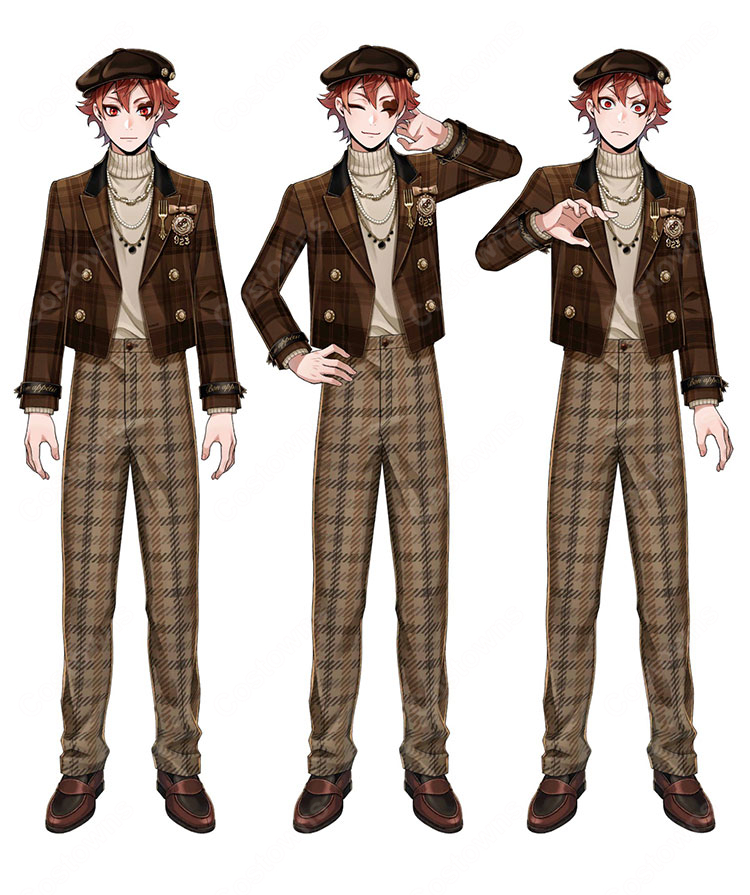 ディズニー ツイステッドワンダーランド エース・トラッポラ ラ・ボンボニエール衣装 コスプレ衣装-1